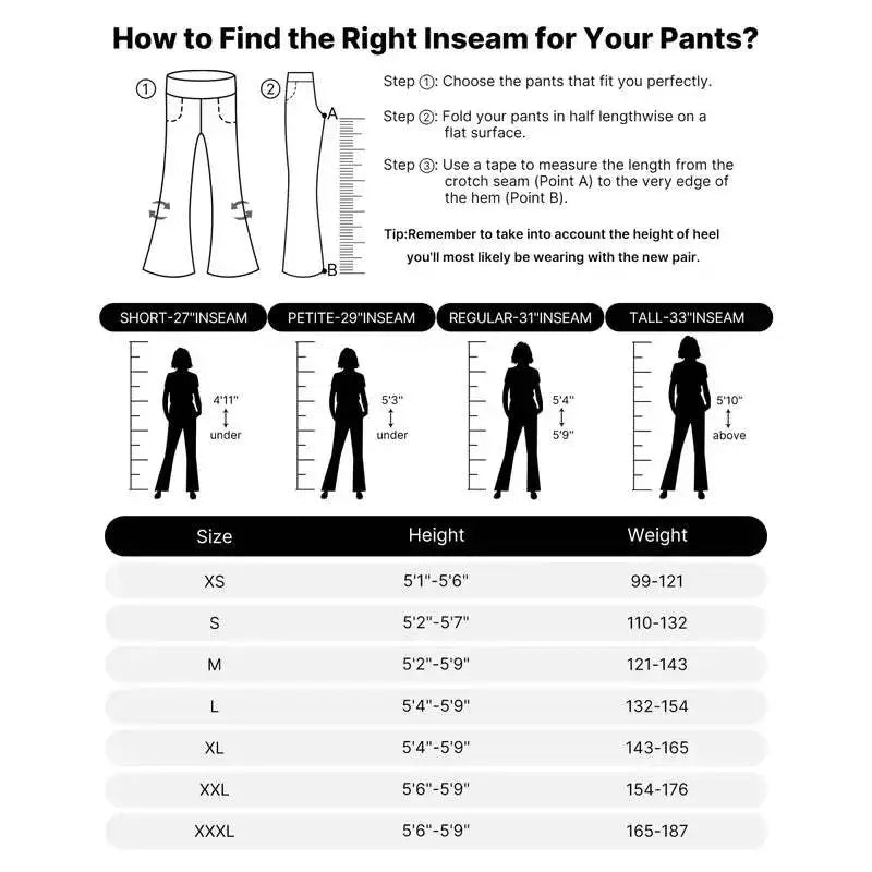 💘Women's High-Waist Wide Leg Pants – Business Casual Yoga Dress Pants with Pockets