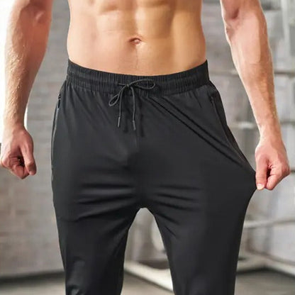 4-Pack Men's Joggers with Zipper Pockets Lightweight Cuffed Stretch Sweatpants Athleisure Outfit Big Guy Pants Athletic Workout Running Gym Fit for Spring & Summer Fashion