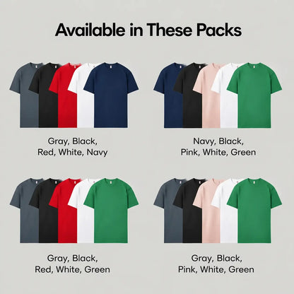 Men's Slim Fit Crew Neck Casual T-Shirts - Super Soft, Tagless, Essential Tees for Everyday Wear Breathable Streetwear