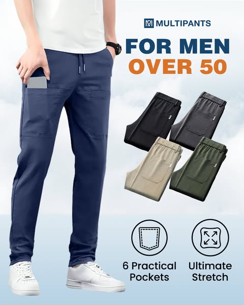 🏖️LAST DAY SALE – ONLY  £14.99‼️50K+ SOLD🔥👖High Stretch Multi-pocket Durable Work Trousers✨Water Repellent Stretchy Utility Pants For Hiking Fishing Daily Work