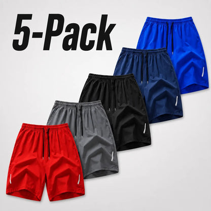 Men's Performance Shorts | Quick Dry • Lightweight • Breathable • Zipper Pockets