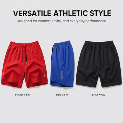 Men's Performance Shorts | Quick Dry • Lightweight • Breathable • Zipper Pockets