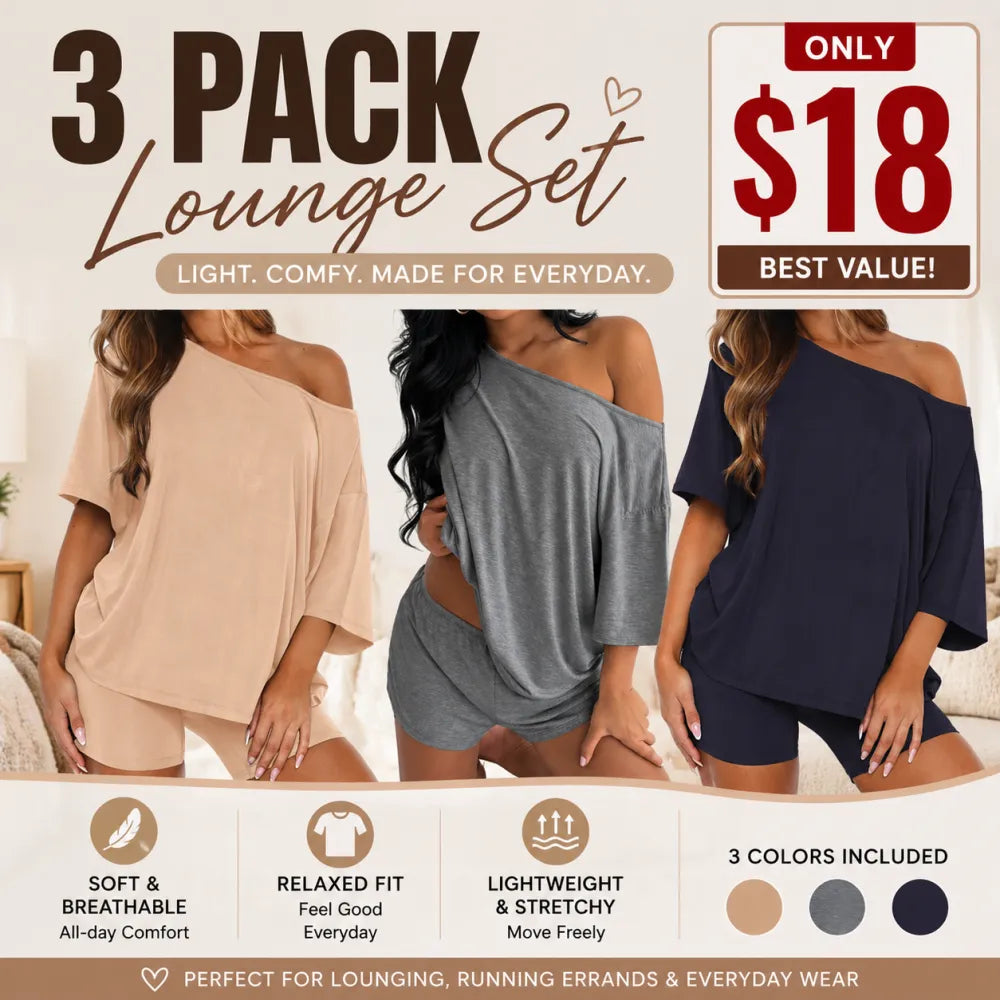 Women's Off-Shoulder Lounge Set