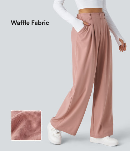 2026 NEW Limited offer🔥High Waisted Pocket Straight Leg Work Pants