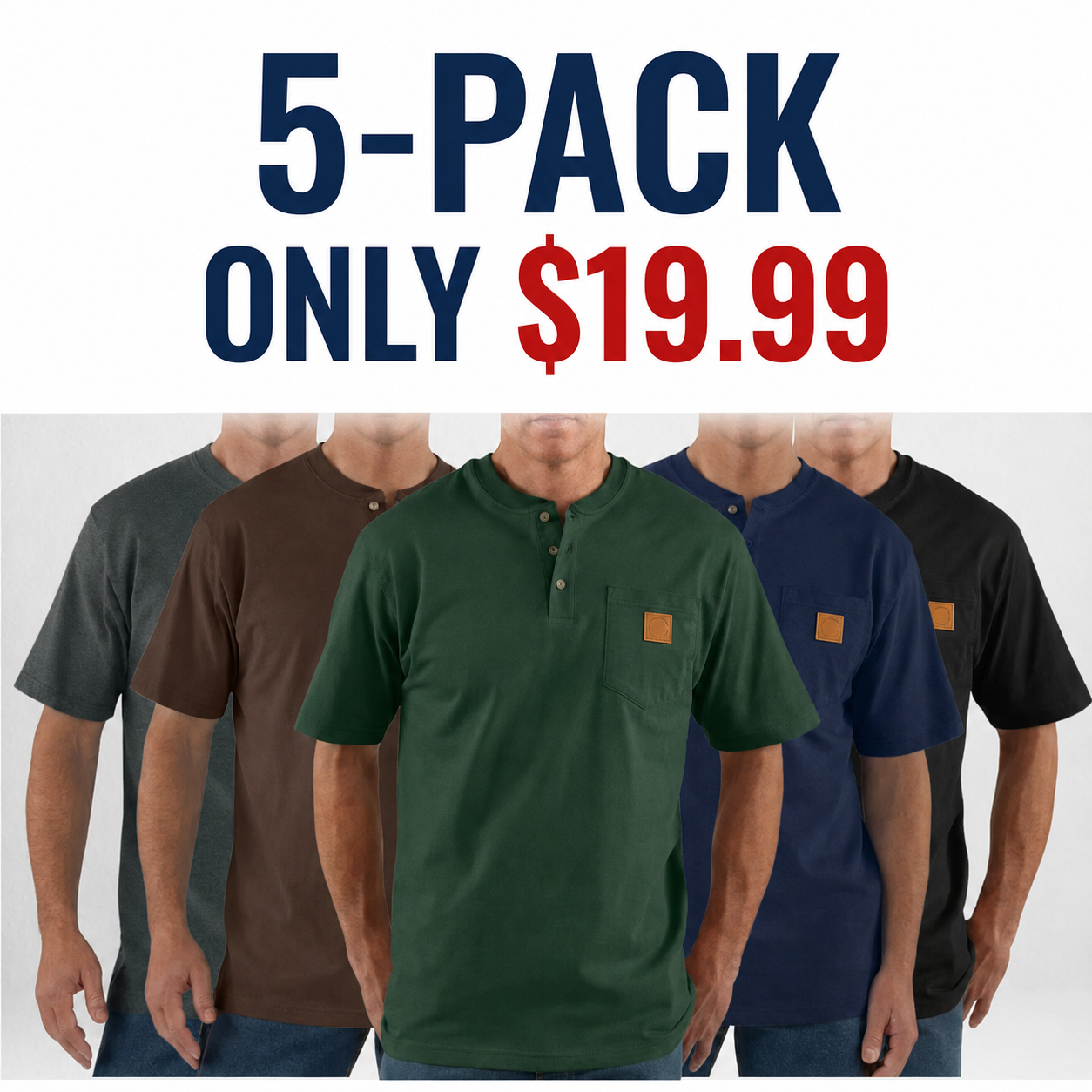 Men's Heavyweight Work Polo with pocket