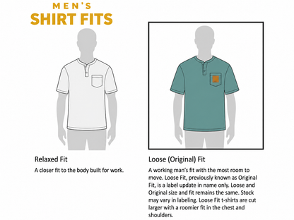 Men's Heavyweight Work Polo with pocket