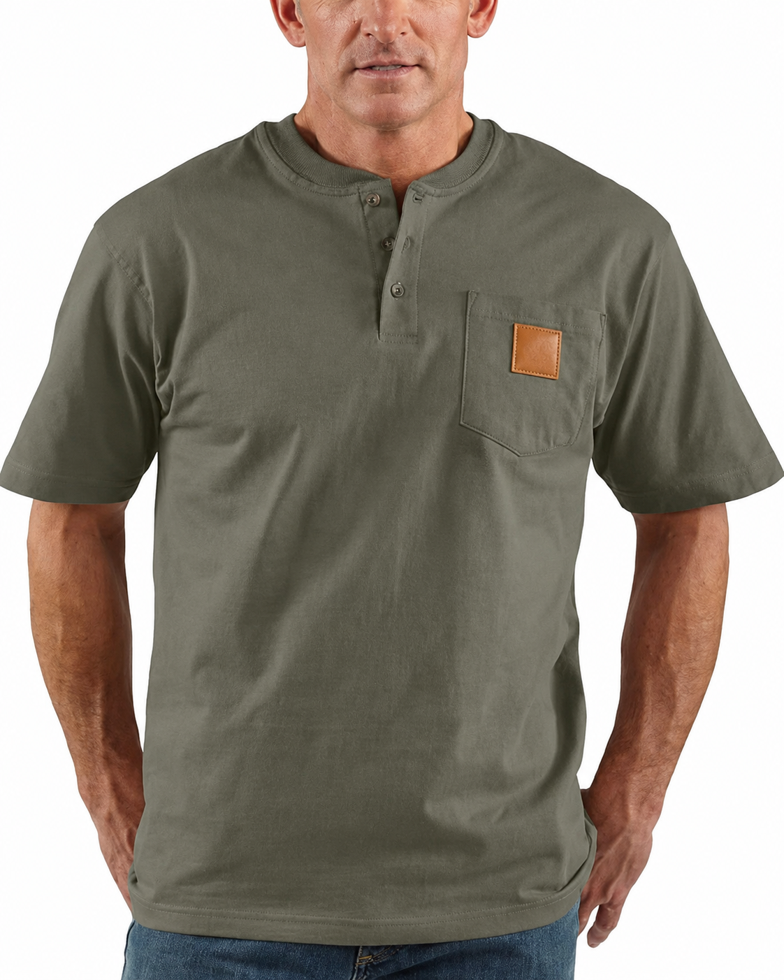 Men's Heavyweight Work Polo with pocket
