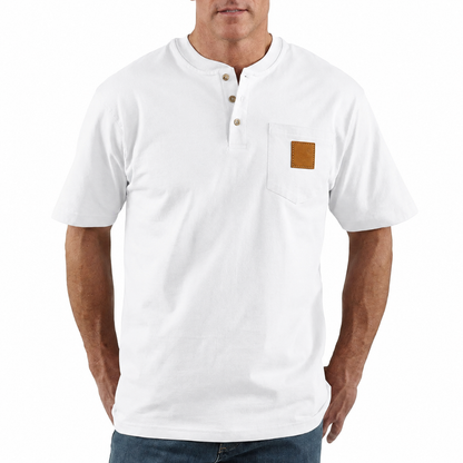 Men's Heavyweight Work Polo with pocket