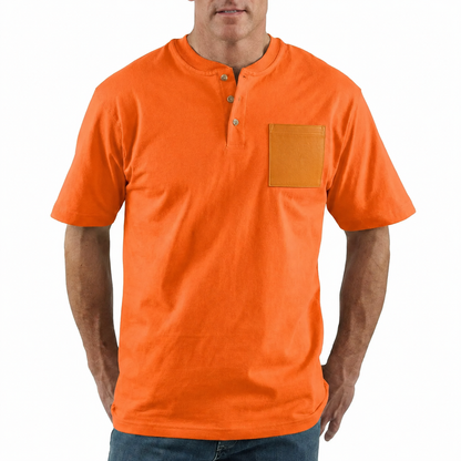Men's Heavyweight Work Polo with pocket