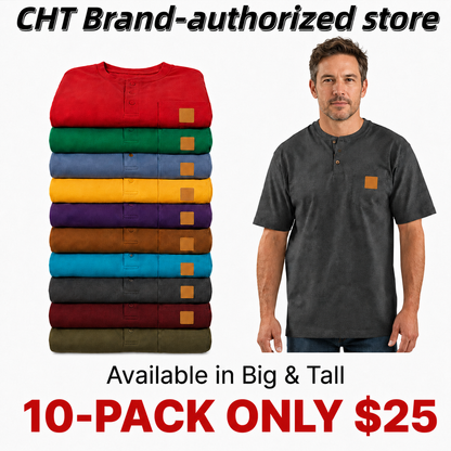 Men's Heavyweight Work Polo with pocket