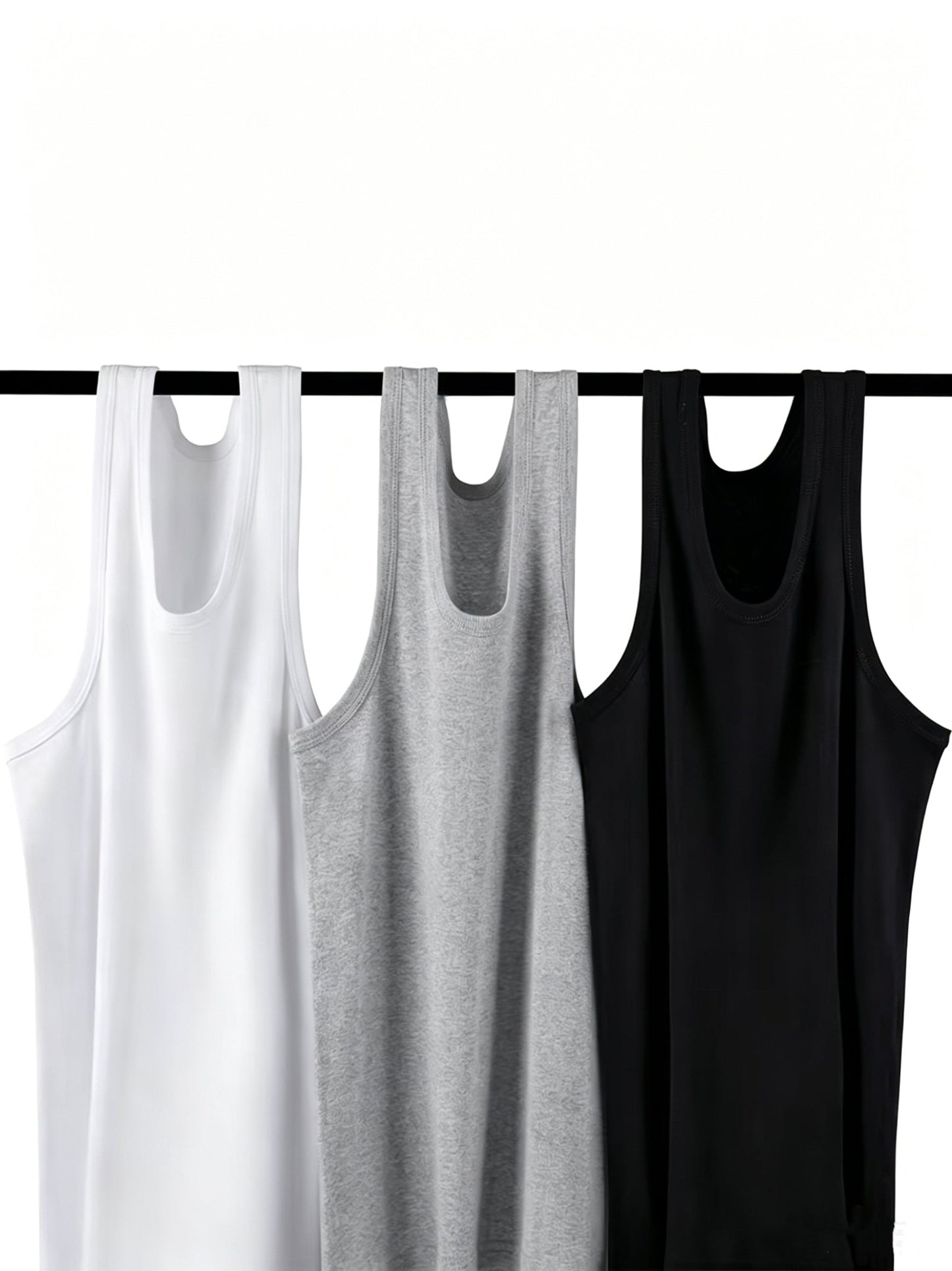 🔥Premium Ultra-Soft Cotton Fitted Tanks 3 Pack / 6 Pack