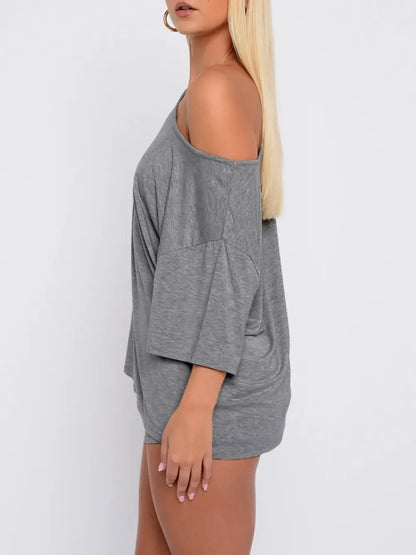 Women's Off-Shoulder Lounge Set