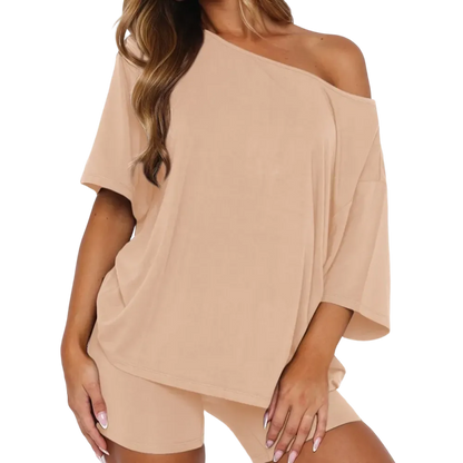 Women's Off-Shoulder Lounge Set