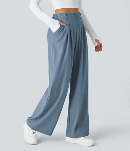2026 NEW Limited offer🔥High Waisted Pocket Straight Leg Work Pants
