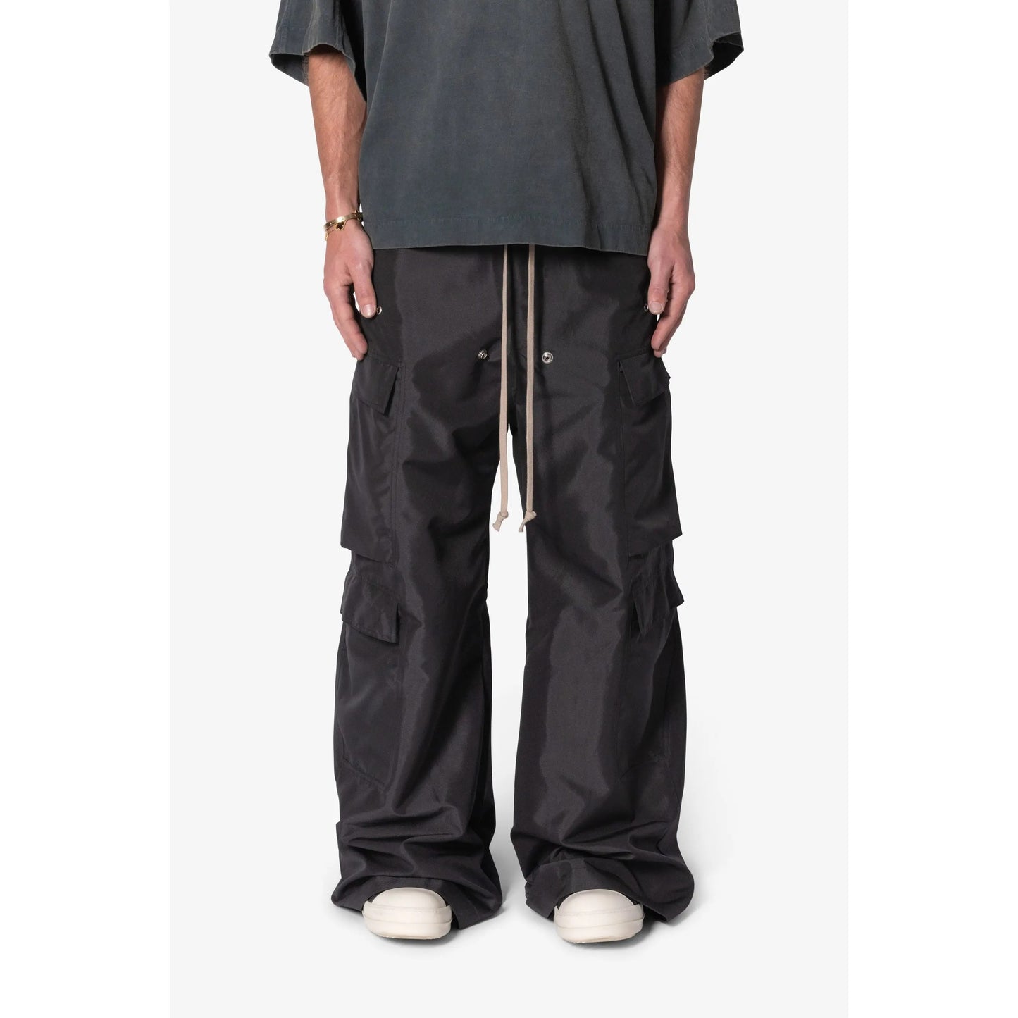 Men's Double Cargo Pants – Relaxed Fit Streetwear Baggy Utility Trousers