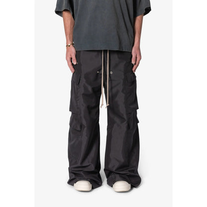Men's Double Cargo Pants – Relaxed Fit Streetwear Baggy Utility Trousers