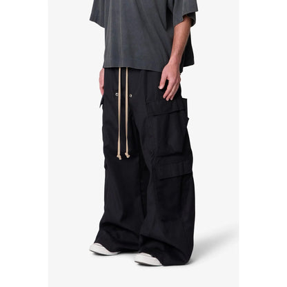 Men's Double Cargo Pants – Relaxed Fit Streetwear Baggy Utility Trousers