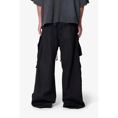 Men's Double Cargo Pants – Relaxed Fit Streetwear Baggy Utility Trousers